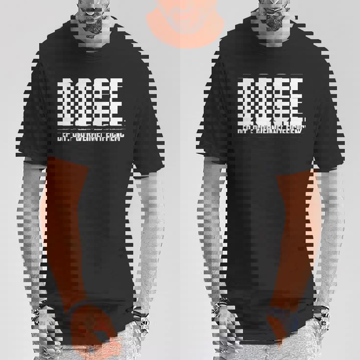 DOGE 政府効率省 Doge 長袖tシャツ Tシャツ 面白い贈り物