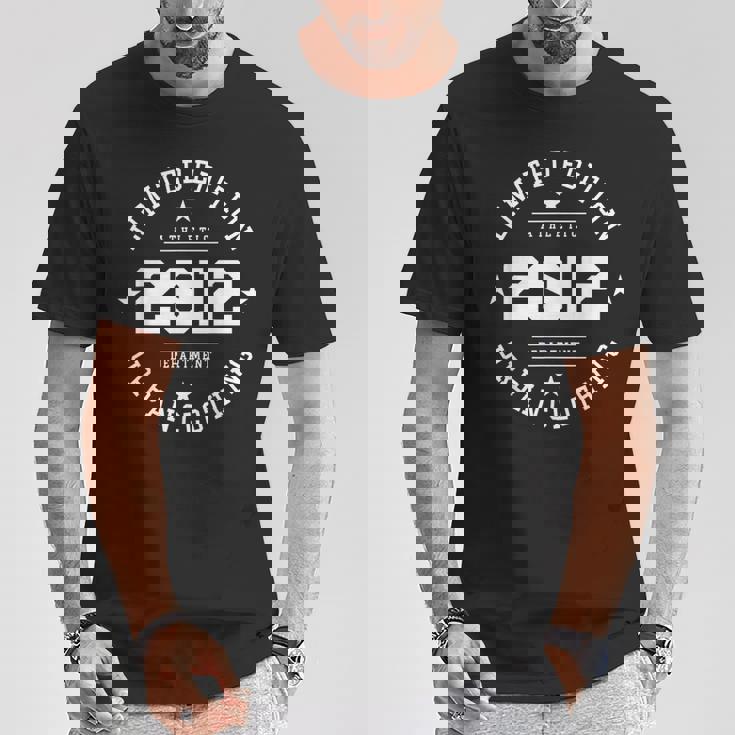 Edición Limitada 2012 Cumpleaños 2012 Nacido En 2012 Camiseta unisex Regalos divertidos