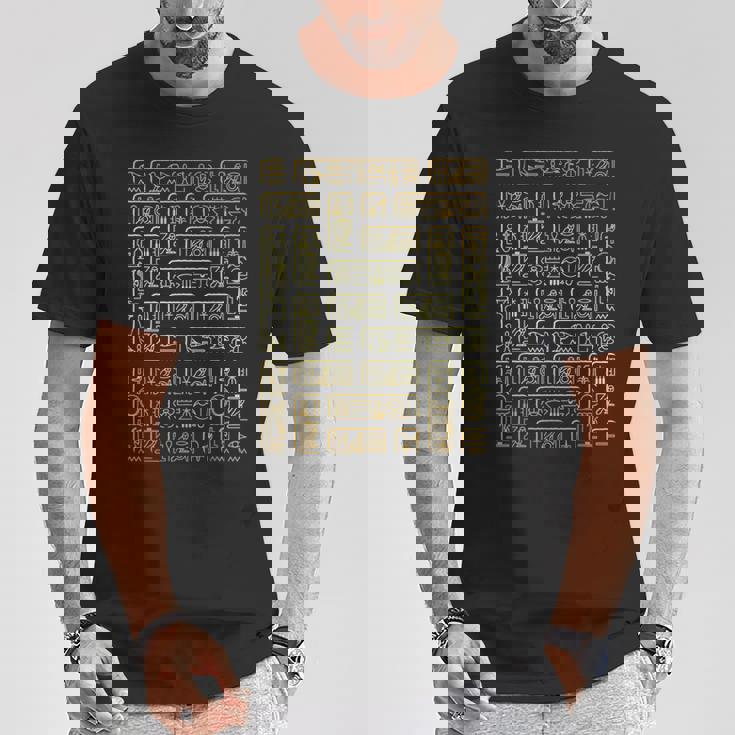 Egyptian Hieroglyphs Ancient Egypt Camiseta unisex Regalos divertidos