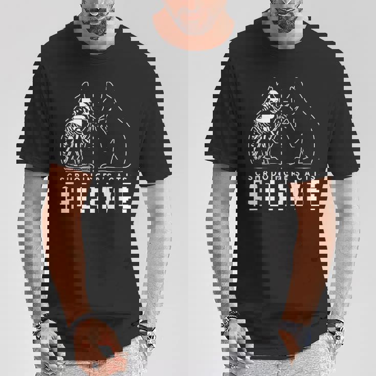 El Gato Dechrödinger Estáivo Y Muerto Ciencia Físico Camiseta unisex Regalos divertidos