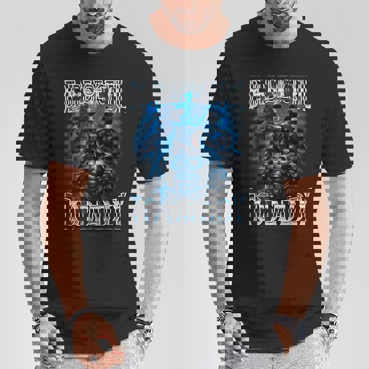 Essere Rispettosi Per Papà Cringy Divertente Alfa Lupotupido Maglietta Regalos divertidos