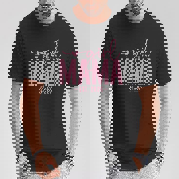 Girl Mama Est 2026 Pregnancy Reveal Mom To Be New Mommy T-Shirt Unique Gifts