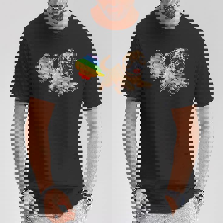 Graciosa Perro Doglover Perros Carlino Cachorro Mascota Pug Camiseta unisex Regalos divertidos