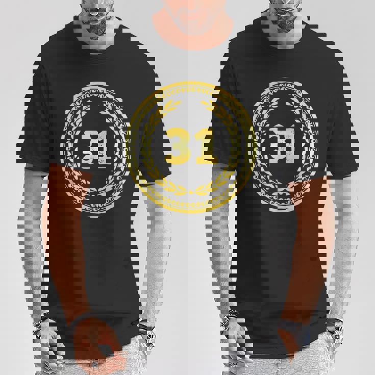 Hombreintage 31 Cumpleaños 31 Años Regalos Hombres 31 Cumpleaños Camiseta unisex Regalos divertidos