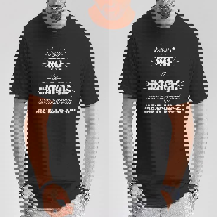 Humour Professeur De Français Homme Cool Prof De Français T-Shirt Cadeaux drôles