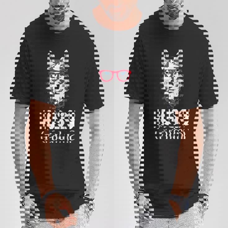 Huskyiberiano Abuela Pawma Perro Abuelos Abuela Camiseta unisex Regalos divertidos