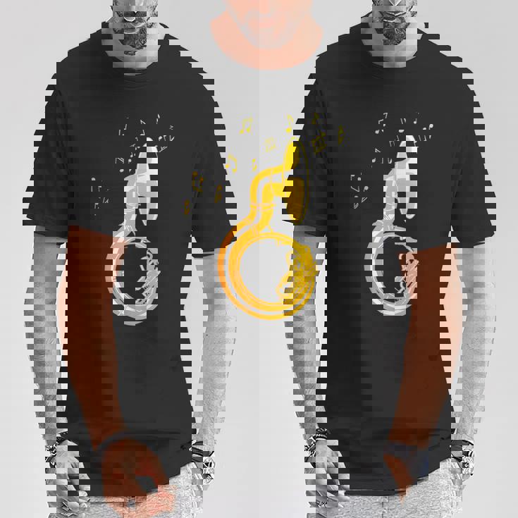 Image Pour Joueurousaphone Et Fanfare Pourousaphone T-Shirt Cadeaux drôles