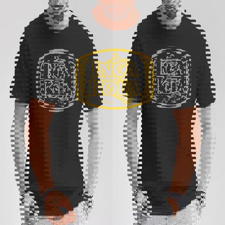 Inca Kola ペルーゴールデンコーラ バブルガムクリーム ソーダ ゴールド Tシャツ 面白い贈り物