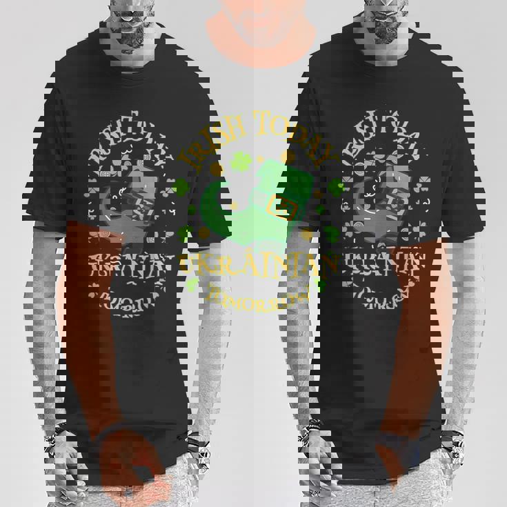 Irish Today ウクライナ Tomorrowt Patrick's Day Tシャツ 面白い贈り物