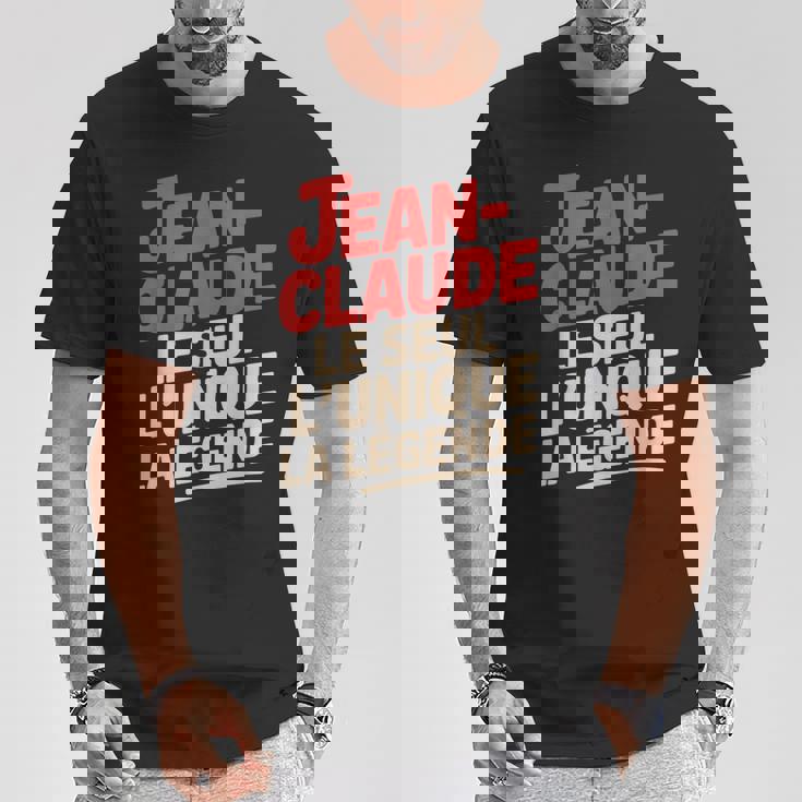 Jean Claude Homme Humour Idée Cadeau Humoristique Drôle T-Shirt Cadeaux drôles