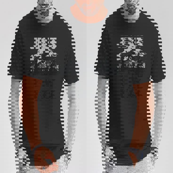 Jesus Is My Rock – Psalm 62 Tシャツ 面白い贈り物