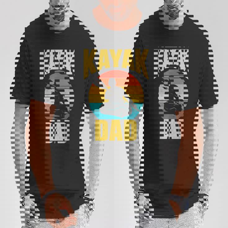 Kayak Papà Kayakista Kayak Hobby Kayak Padre Papà Papà Papà Maglietta Regalos divertidos