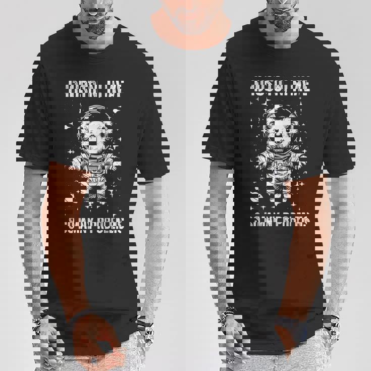 Koala Dad Mompace ヒューストン問題コアラ Tシャツ 面白い贈り物