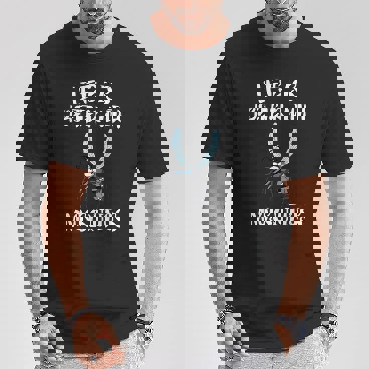 Laida Es Mejor Con Los Mosquitos Camiseta unisex Regalos divertidos