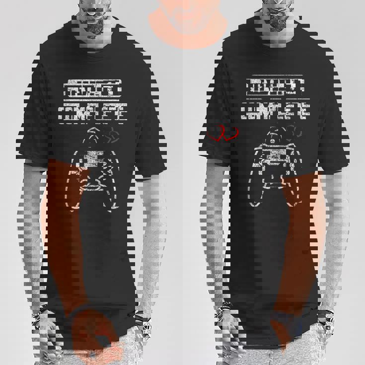 Level 1 完全 1St Wedding Anniversary First Year Him Her Tシャツ 面白い贈り物