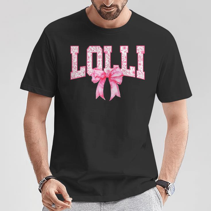 Lolli Floral Toile Pink Water Color Coquette Bow T-Shirt Unique Gifts Lolli Floral Toile Pink Water Color Coquette Bow T-Shirt Unique Gifts