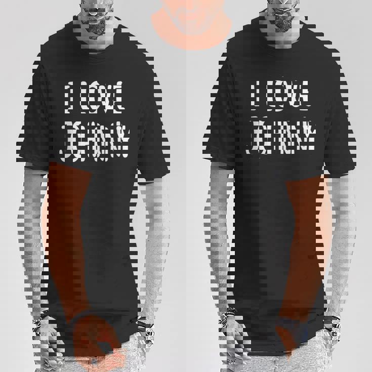 I Love Johnny Love John Tシャツ 面白い贈り物
