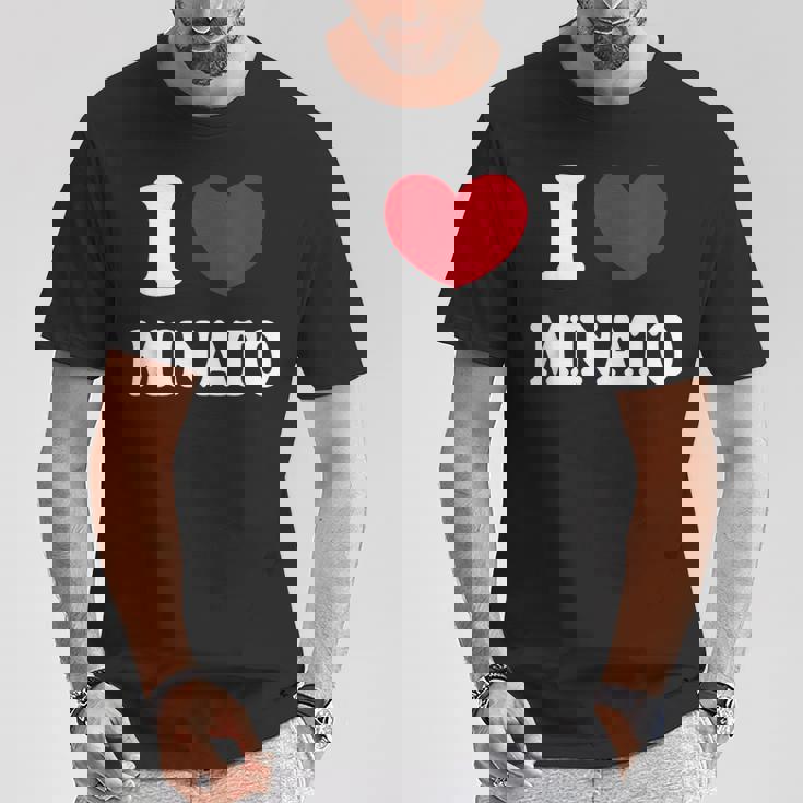 I Love Minato ミナトが大好きです Tシャツ 面白い贈り物