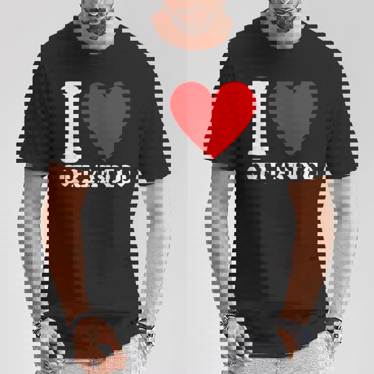 I Love Orlando I Heart Orlando Camiseta unisex Regalos divertidos