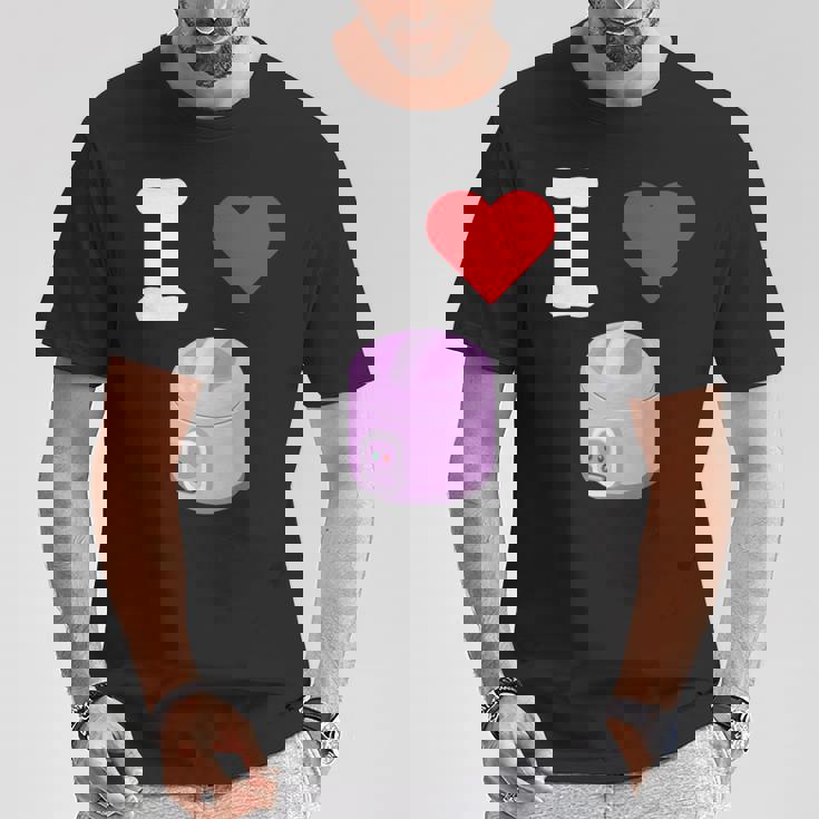 I Love 炊飯器 キッチン家電 パーフェクトメイド 食事 長袖tシャツ Tシャツ 面白い贈り物