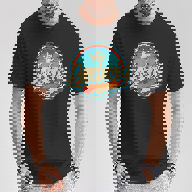 Ludwig レトロ 名前入り ヴィンテージ ファーストネーム ルートヴィヒ Tシャツ 面白い贈り物