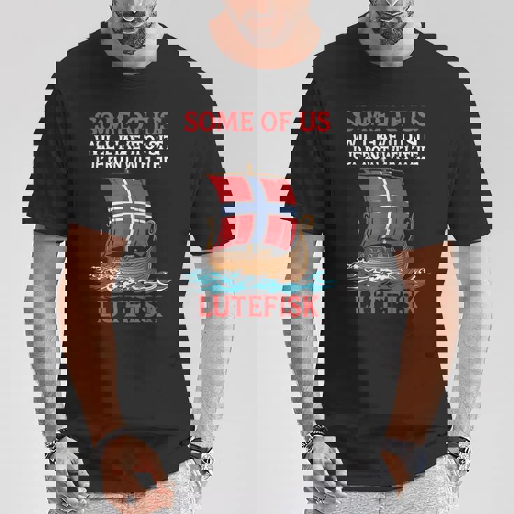 Lutefisk Who Will についてお子様に話さないでください。 Tシャツ 面白い贈り物