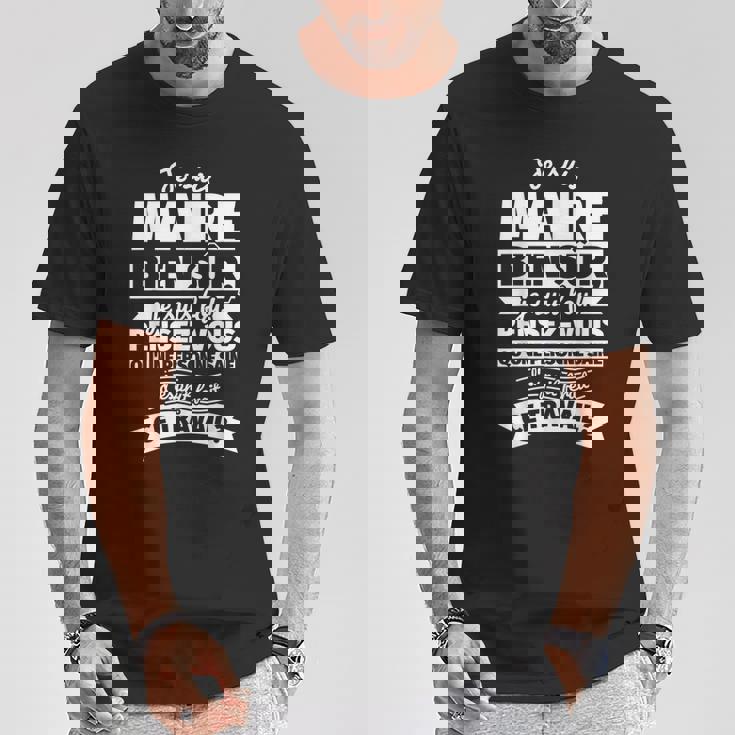 Maire Bienur Jeuis T-Shirt Cadeaux drôles