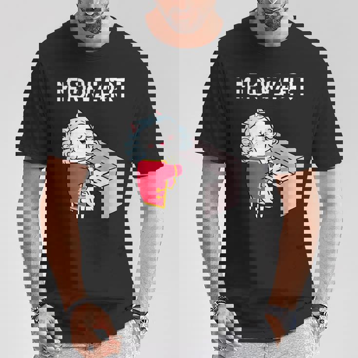 Meowzart Pianista Pianista Amante De La Música Clásica Camiseta unisex Regalos divertidos