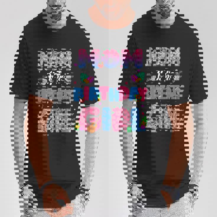 Mom And Dad Of The Birthday Girl Party Decor Family Matching T-Shirt Unique Gifts