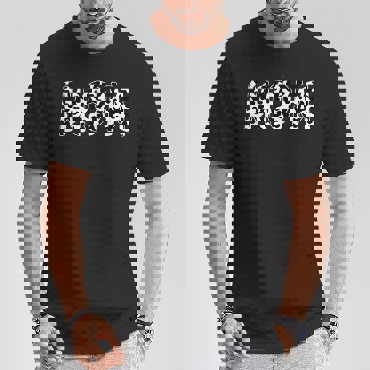 Mom 牛柄 牛柄 母の日 Tシャツ 面白い贈り物