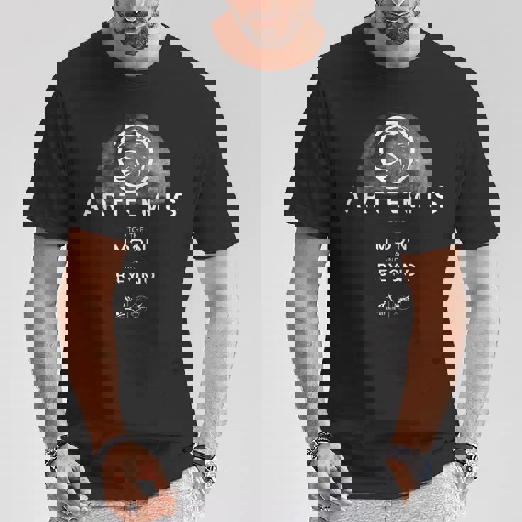Nasa アルテミス計画 月とその先へ Tシャツ 面白い贈り物