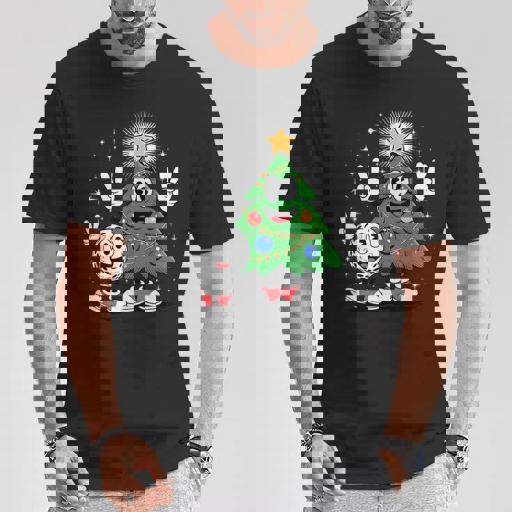 Navidad Árbol Golf X-Mas Golfista Camiseta unisex Regalos divertidos