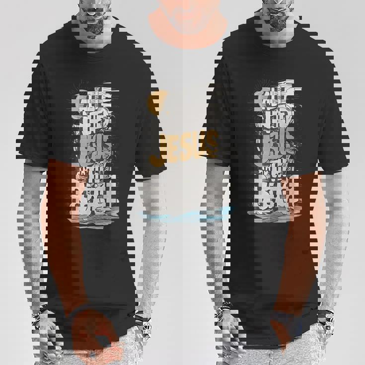 All I Need Jesus And The Beach Christian T-Shirt Personalized Gifts