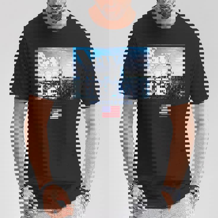 New York Citykyline Outfit New York New York City 長袖tシャツ Tシャツ 面白い贈り物