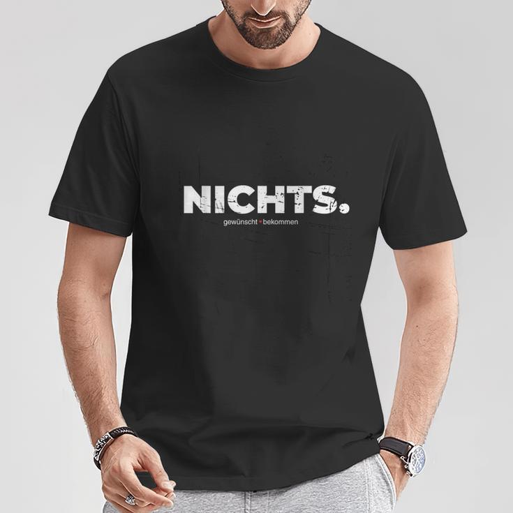 Nichts Geschenk I Wirchenken Uns Nichts Geschenk Lustig T-Shirt Lustige Geschenke