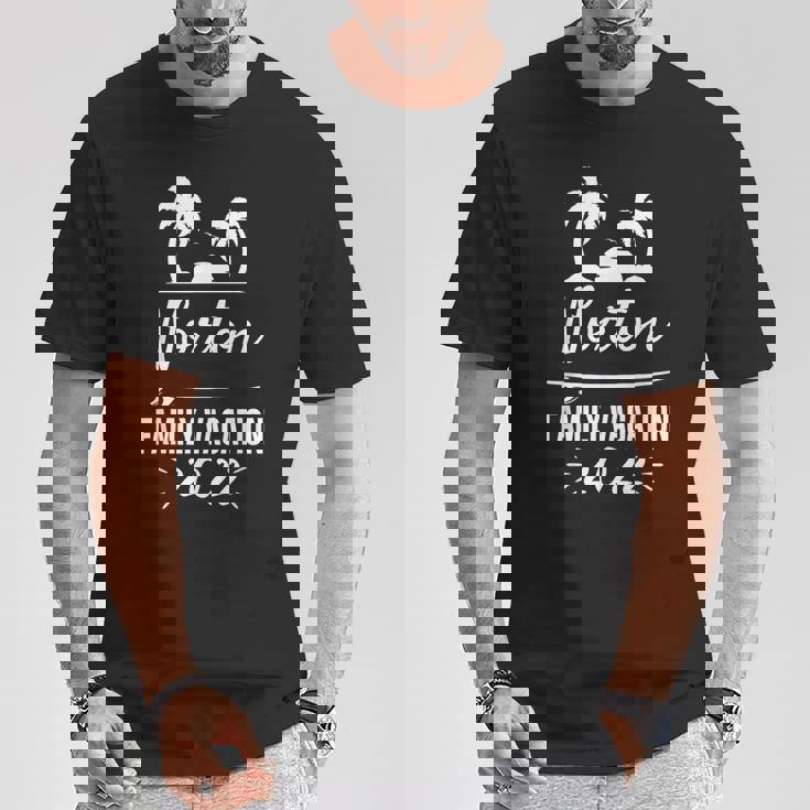 Norton ファミリーバケーション トロピカルグループトリップ ビーチ Tシャツ 面白い贈り物