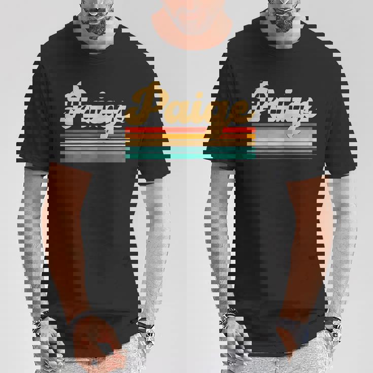 Paige Nombre Retrointage Camiseta unisex Regalos divertidos