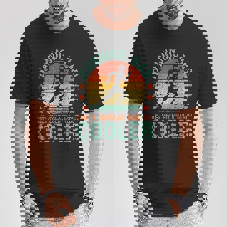 Papà Che Corre Divertente Maratoneta Jogger Regalo Per La Maglietta Regalos divertidos