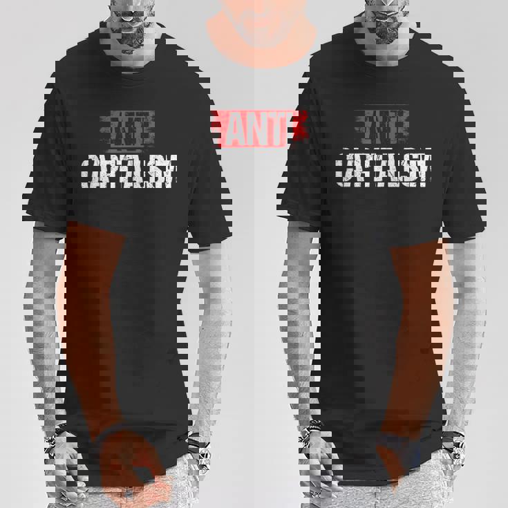 Politicsocialismo Libertario Anticapitalismo Capitalista Camiseta unisex Regalos divertidos