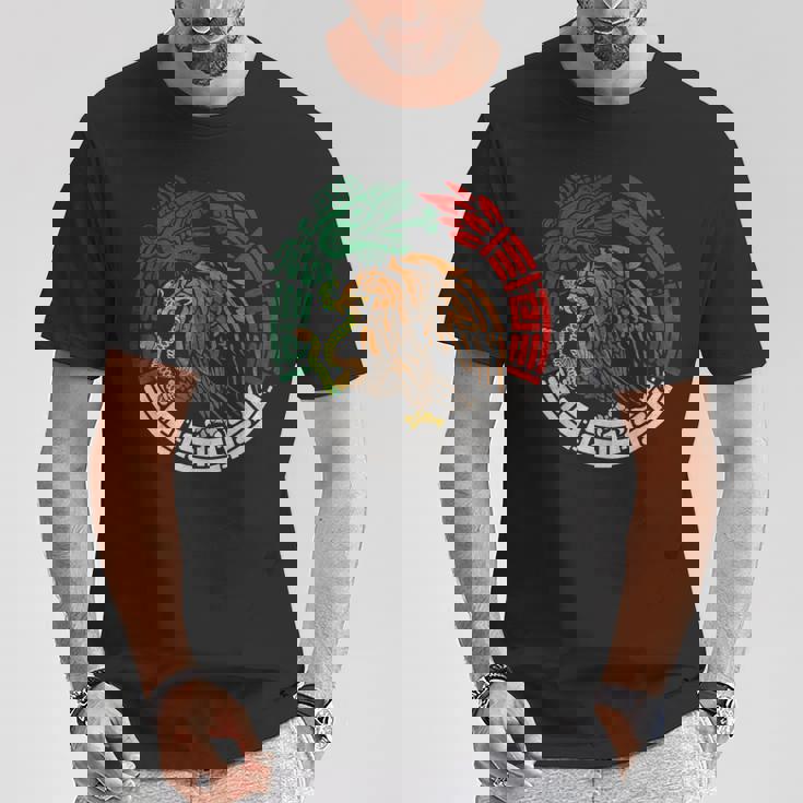 Quetzalcoatl ウロボロス アステカ 羽つき 蛇 メキシコ国旗 Tシャツ 面白い贈り物