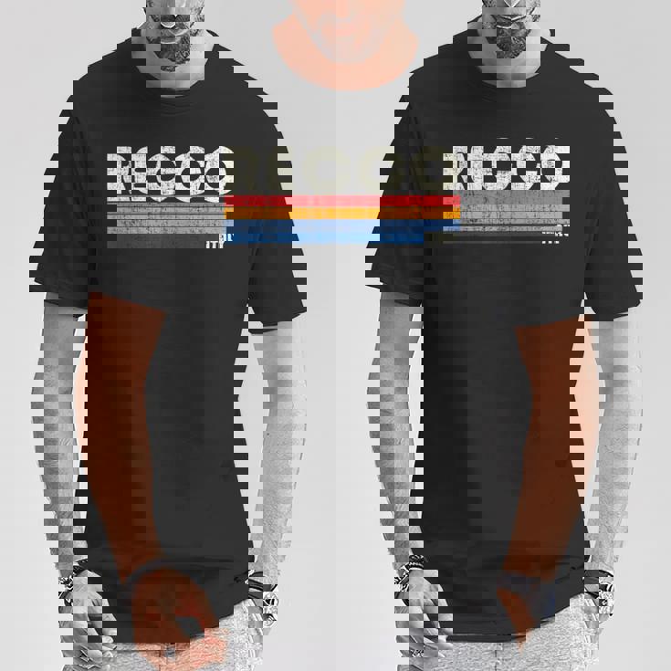 Recco、イタリア レトロ 70年代80年代スタイル Tシャツ 面白い贈り物