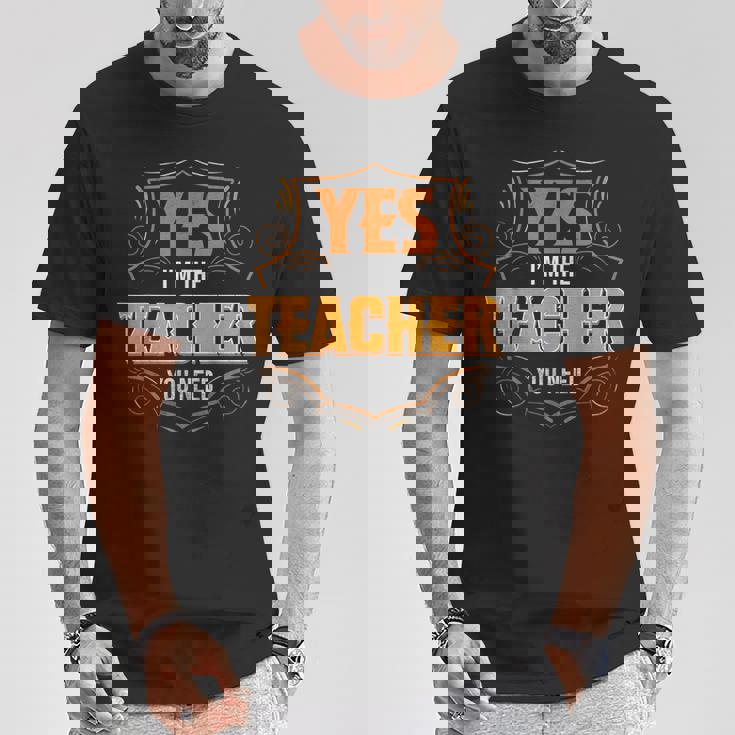 Retro Profession I'm The Teacher Tシャツ 面白い贈り物