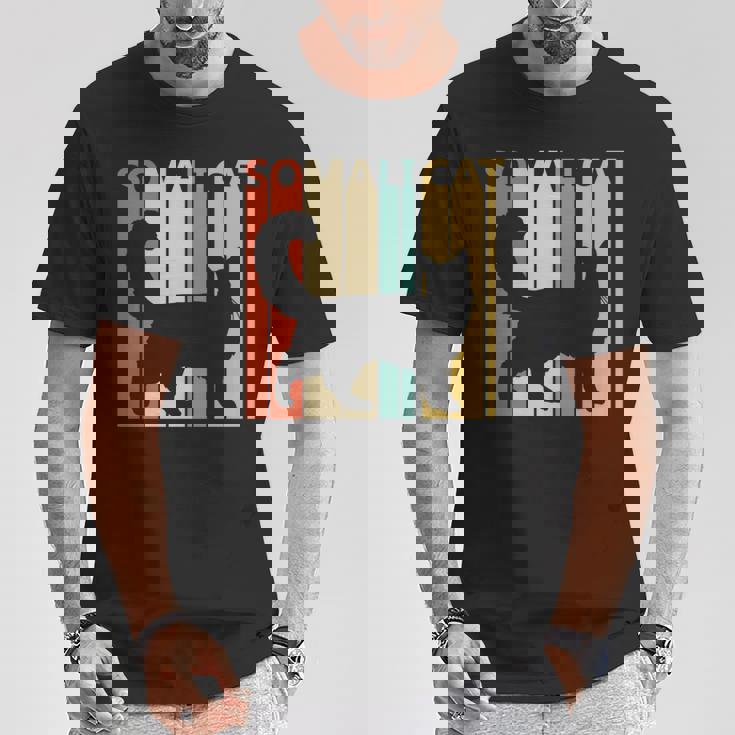 Somali -Omali ソマリ ネコ 長袖tシャツ Tシャツ 面白い贈り物