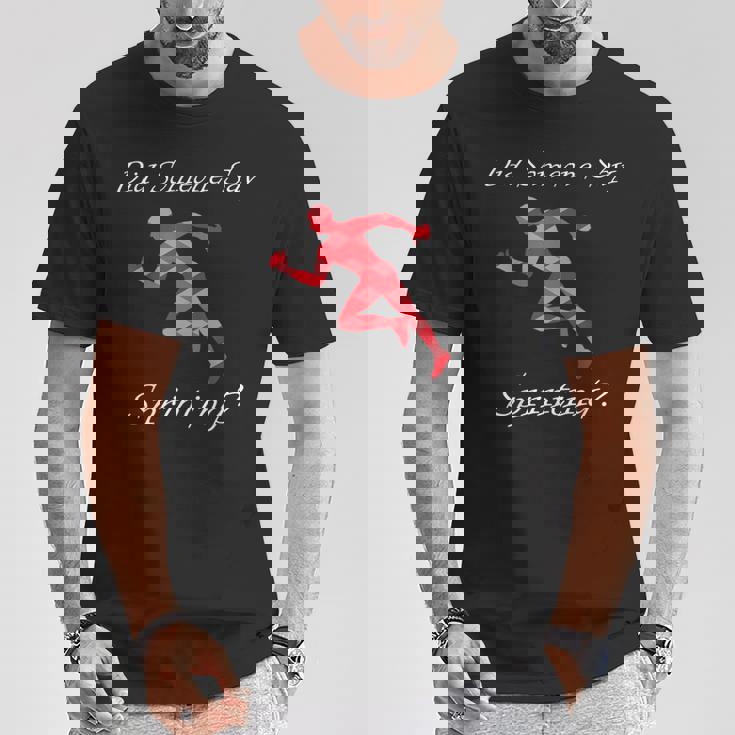 Someoneayprinting 陸上競技 ランニング Tシャツ 面白い贈り物