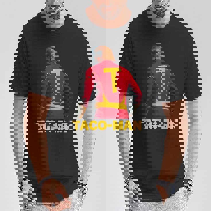 Taco-Man 面白い 反トランプ ハロウィーン 政治的コスチュームアイデア Tシャツ 面白い贈り物