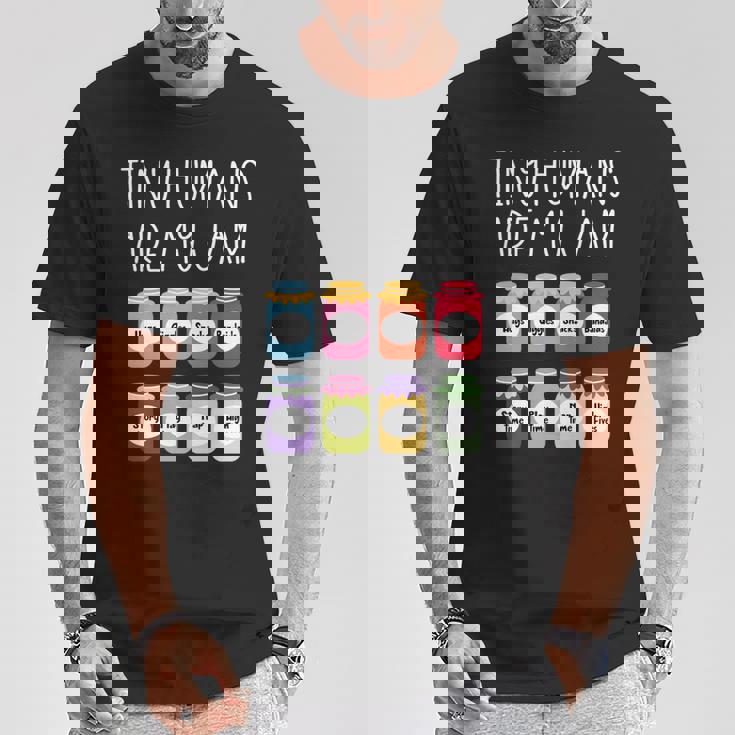 Tiny Humans Are My Jam 幼稚園保育士 長袖tシャツ Tシャツ 面白い贈り物