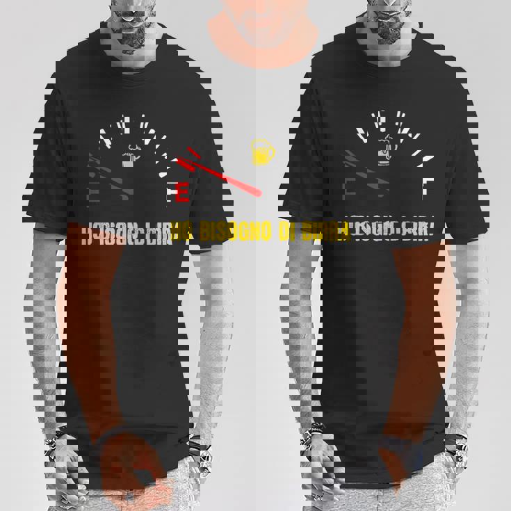 Uomo Ho Bisogno Di Birra Divertenti Papà Birre Artigianali Maglietta Regalos divertidos