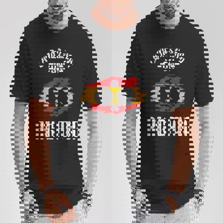 Vida Es Mejor Con Ping Pong Jugador De Ping-Pong Divertida Camiseta unisex Regalos divertidos