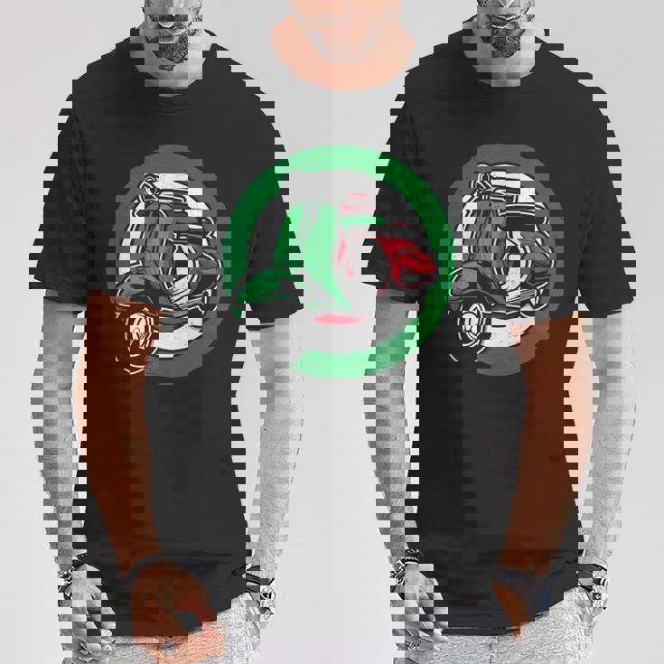 Vintagecooter Bandera De Italia Camiseta unisex Regalos divertidos