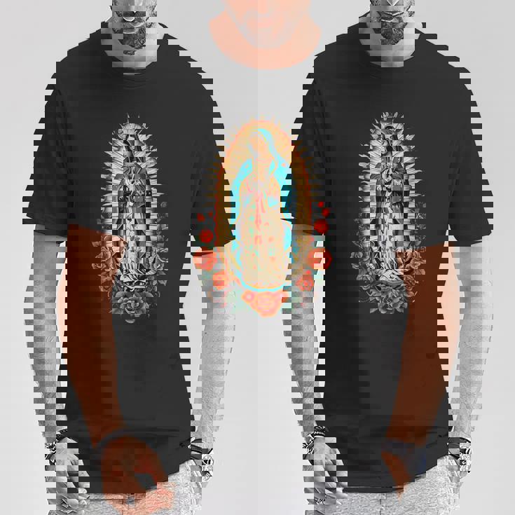 Virgen De Guadalupeirgen María Nuestraeñora De Guadalupe Camiseta unisex Regalos divertidos